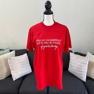•Vintage What Are You Laughing At? Single Stitch T-Shirt•